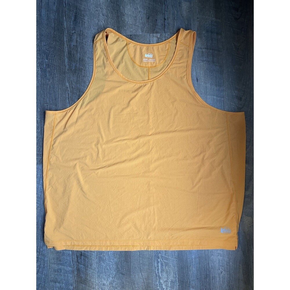REI Swiftland Grid Running Tank Top Orange XXL Activewear Lightweight